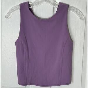 Lululemon Nulu Twist-Back Yoga Tank Top Wisteria Purple Size 6